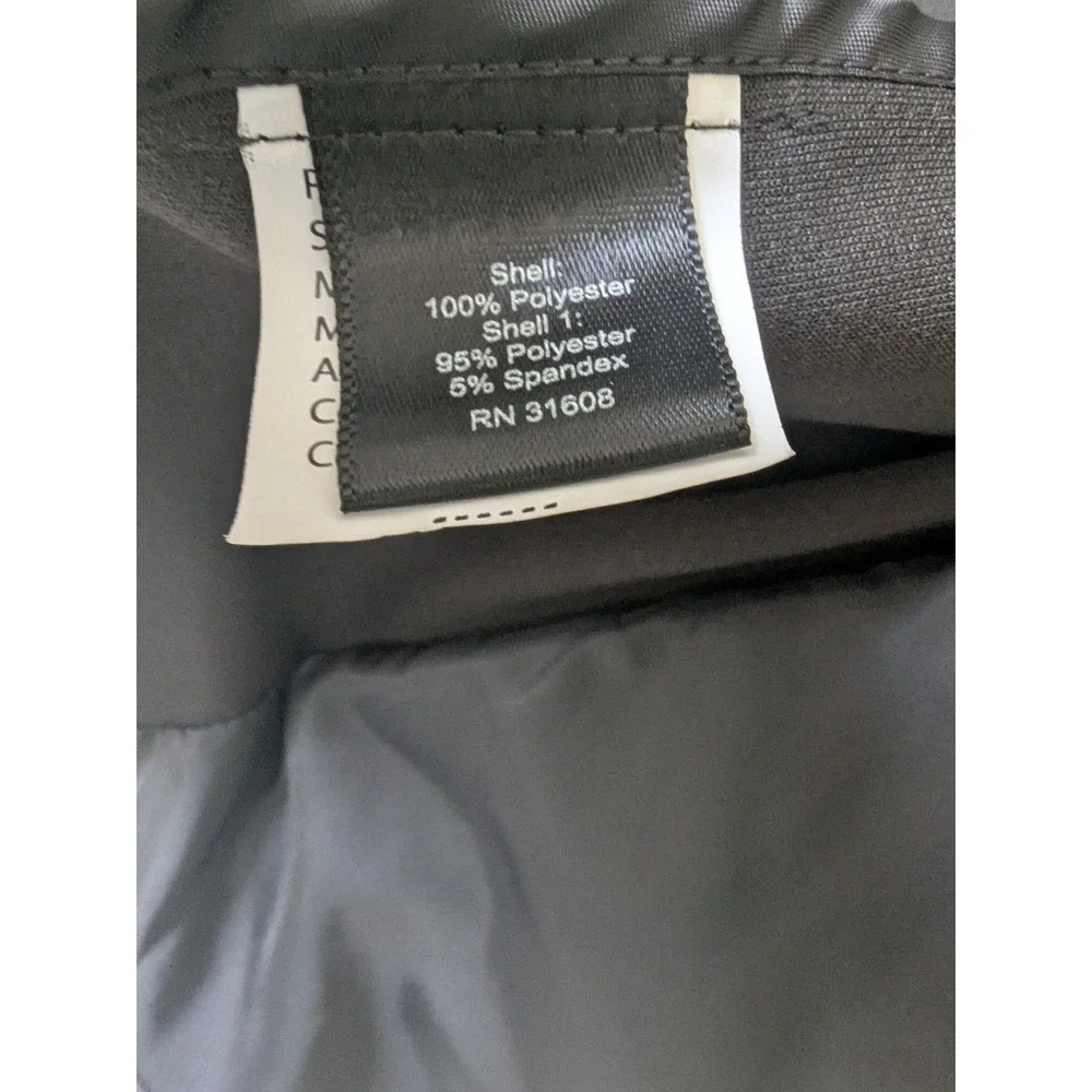 Jos A Bank Traveler Performance Vest Men L Black Quilted Stretch Water Repellent